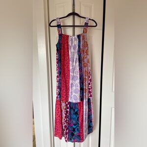 BB Dakota patchwork midi/maxi dress size S
